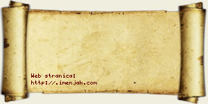 Jelisavka Mandžukić vizit kartica